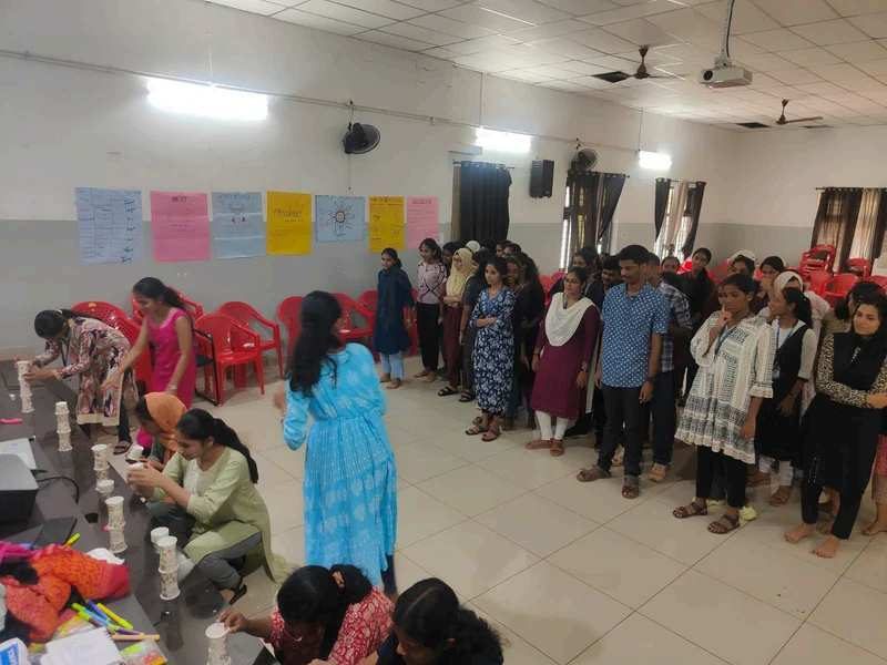 Project Kaushal: group activity during a training session