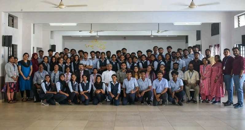 Project Kaushal: students and trainers after a job-readiness workshop